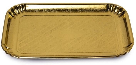 Picture of Papira paplates zelta krasa komplekts 2 gab. Easy Bake 28 x 42 cm 8006043013443