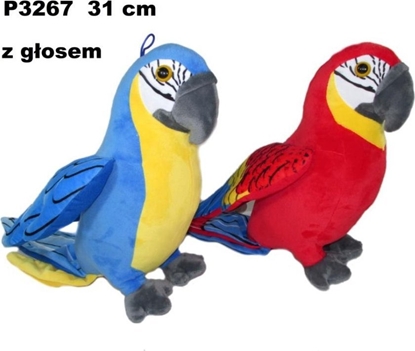Attēls no Papuga z gosem 31cm MIX