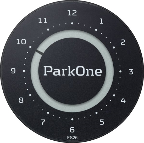 Изображение ParkOne 2 FS26 Parking Disc - Carbon Black