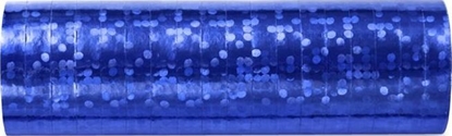 Изображение Party Deco Serpentyny holograficzne, niebieskie, 3,8m, 18 szt. uniwersalny