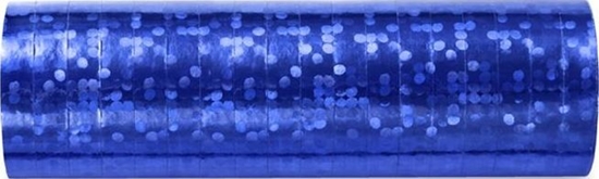 Изображение Party Deco Serpentyny holograficzne, niebieskie, 3,8m, 18 szt. uniwersalny