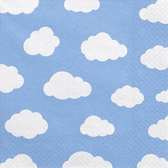 Изображение Party Deco Serwetki papierowe, Samolociki, 33x33 cm., 20 szt. uniwersalny