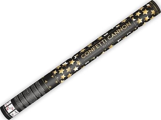 Picture of Party Deco Tuba strzelajca konfetti, zote gwiazdki, 60 cm uniwersalny