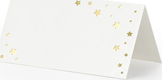 Изображение Party Deco Wizytówki na stó Gwiazdki - 9,5 x 5,5 cm - 10 szt. uniwersalny