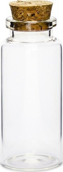 Picture of PartyDeco Buteleczki z korkiem szklane na konfetti ozdoba