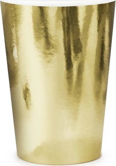 Picture of PartyDeco Kubeczki, zoty, 220ml one size