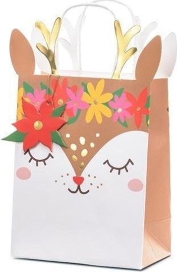 Picture of PartyDeco Torebka na prezenty Jelonek