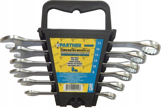 Изображение Partner ZESTAW KLUCZY OCZKOWO-PASKICH 6 EL.