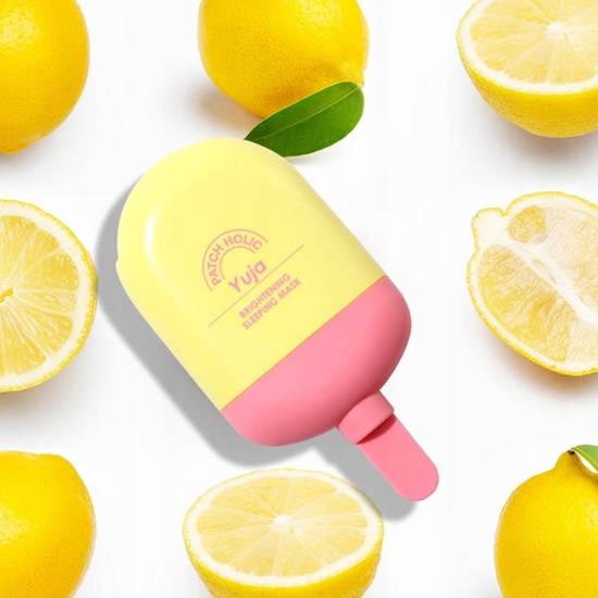 Picture of PATCH HOLIC_Yuja Brightening Sleeping Mask rozjaniajca maska na noc z witamin C 70ml