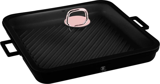 Picture of PATELNIA TYTANOWA Z POKRYW 34x34cm BERLINGER HAUS BH-7789 BLACK ROSE