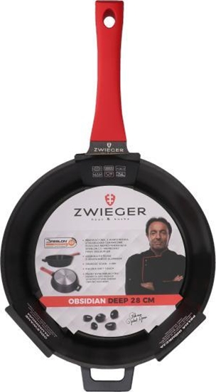 Изображение Patelnia Zwieger Obsidian Greblonowa 28cm