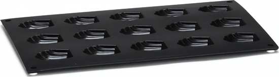 Изображение Patisse ksztat mini-madeleine 29 x 17 cm czarny silikon 15 przedziaów