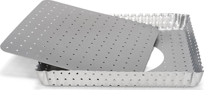 Изображение Patisse ksztat quiche perforowany 21 x 21 cm stal srebrna