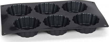 Изображение Patisse miniaturowy ksztat latarni 29 x 17 cm czarny silikonowy 6 przedziaów