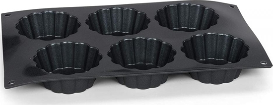 Изображение Patisse miniaturowy ksztat latarni 29 x 17 cm czarny silikonowy 6 przedziaów