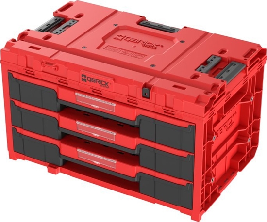 Picture of PATROL QBRICK SYSTEM ONE DRAWER 3 TOOLBOX 2.0 RED ULTRA HD CUSTOM