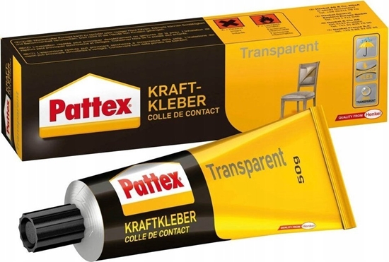 Изображение Pattex Kraftkleber Transparent, Kontaktkleber, Tube 50g
