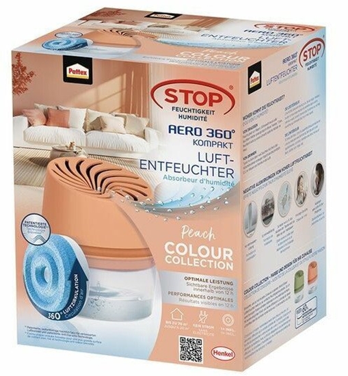 Picture of Pattex Luftentfeuchter Gerät Aero 360 inkl. 450g Tab pfirsch