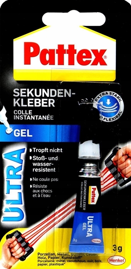 Picture of Pattex Pattex SekundenALLESkleber Ultra Gel WA98, Tube mit 3g