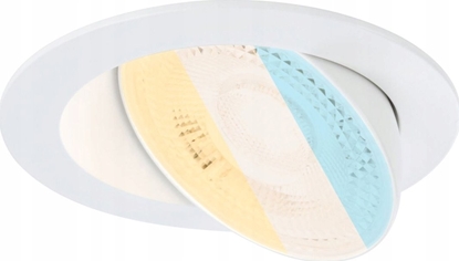 Изображение Paulmann Oprawa do wbudowania ANMUS LED DIM 5W 700lm 105mm 2700K-6500K IP20 230V biay / aluminium