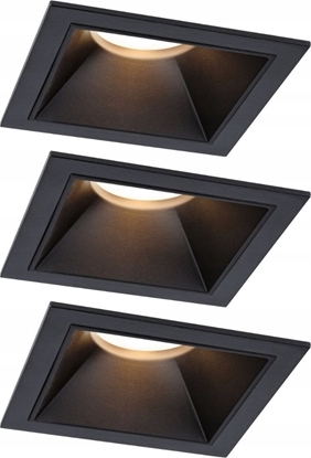 Picture of Paulmann Oprawa do wbudowania EBL COLE SET 3-STEP DIM  zestaw 3x6W 3x470lm 2700K IP44 230V czarny / aluminium