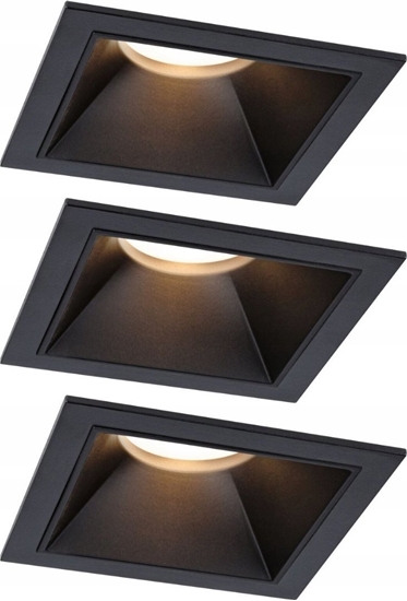 Picture of Paulmann Oprawa do wbudowania EBL COLE SET 3-STEP DIM  zestaw 3x6W 3x470lm 2700K IP44 230V czarny / aluminium