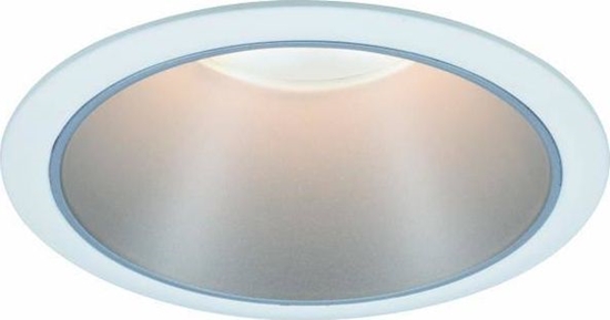 Picture of Paulmann Oprawa wbudowana Cole Coin 3-st cimnianie LED 1x6,5W 2700K 230V Bia/Srebrny-Mat /Tworzywo sztuczne