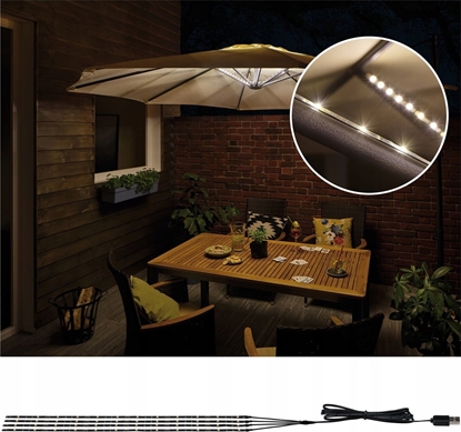 Picture of Paulmann Outdoor Mobile parasol light 3000K 4x0,4m