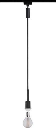 Picture of Paulmann URail Deco System Base Zwis max. 1x20W E14 230V Czarny Mat, kabel z oplotem tekstylnym