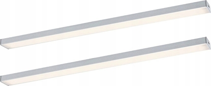 Picture of Paulmann Zestaw opraw podszafkowych LED LINE DIM PIR 2x4W 2x350lm 350mm 30000K 230V chrom matowy / aluminium
