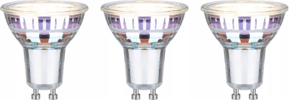 Picture of Paulmann ródo wiata LED 3x GU10 ECO LINE 2.5W 450lm 3000K 230V srebrny / szko
