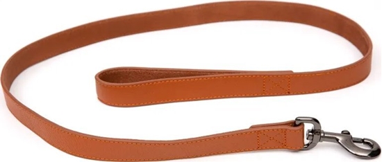 Picture of Paw Paw Love - Dog Leash leather (Large, 120x2,5cm) - Cognac