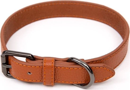 Изображение Paw Paw Love - Halsbånd læder hund (Medium) - Cognac
