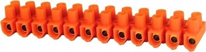 Attēls no Pawbol Listwa zaciskowa Pawbol E.4035P 12-torowa PS-16 mm2 pomaraczowa