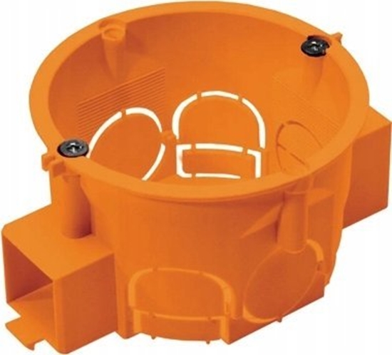 Picture of Pawbol Puszka instalacyjna Pawbol PK60 A.0005LP czeniowa, pytka z wkrtami IP30 pomaraczowa