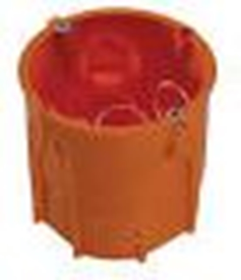 Изображение Pawbol Puszka instalacyjna PK60 Lux gboka z wkrtami pomaraczowa (A.0006LP)