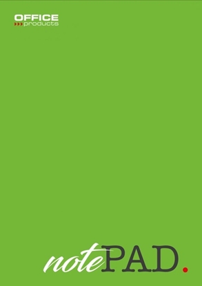 Picture of PBS Connect Blok biurowy OFFICE PRODUCTS, A4, w kratk, 50 kart., 60gsm, zielony p10 cena za 1 szt