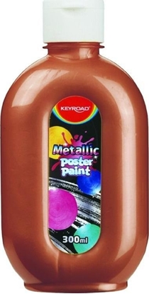 Picture of PBS Connect Farba plakatowa KEYROAD, metaliczna, 300ml, butelka, óta