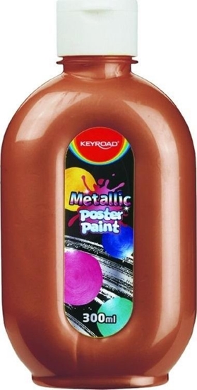 Picture of PBS Connect Farba plakatowa KEYROAD, metaliczna, 300ml, butelka, óta