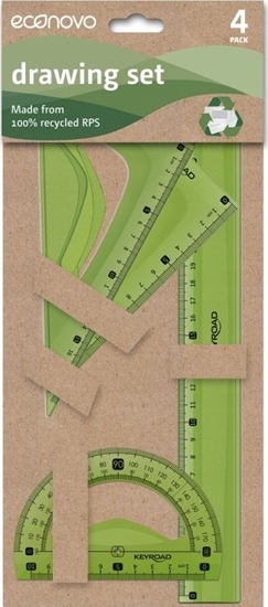Picture of PBS Connect Zestaw geometryczny KEYROAD 30cm, z recyklingu, 4 szt., mix cena za 1 szt