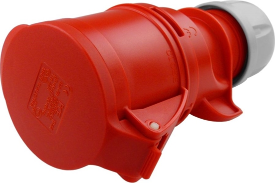 Picture of PCE Gniazdo przenone Shark 32A 400V 3P+Z+N IP44 (225-6)