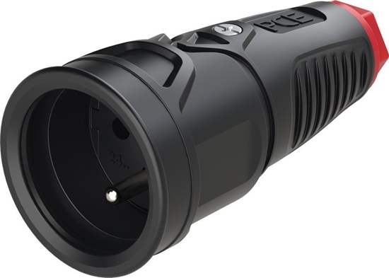 Picture of PCE Gniazdo przenone gumowe 16A 2P+Z 230V IP20 TAURUS2 2410-srw