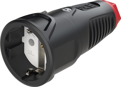 Attēls no PCE Gniazdo przenone gumowe 16A 2P+Z 230V SCHUKO VDE IP20 TAURUS2 2510-sr