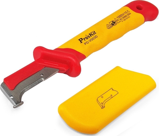 Изображение Peilis elektrikams 1000V nuzievinimui 51x185mm PD-V003D Pro'sKit