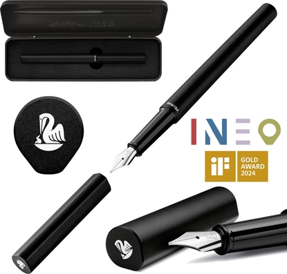 Picture of Pelikan Pióro wieczne metalowe INEO P6 Black Rock metalowe etui prezentowe PELIKAN