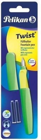 Picture of Pelikan Pióro wieczne Twist P457 M Neon zielony+2 naboje