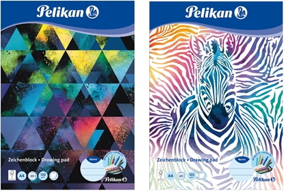 Attēls no Pelikan Zeichenblock DIN A4. 120g/m2. 20 Blatt