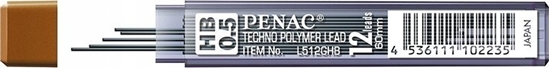 Picture of Penac Grafity do oówków PENAC 0,5mm, HB, zawieszka, 12 szt.