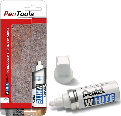 Attēls no Pentel Marker olejowy Pentel X100W biay