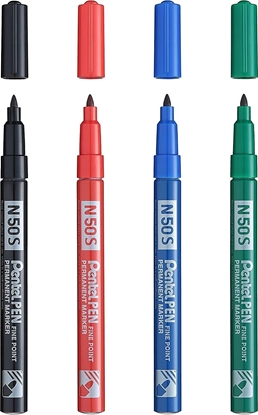 Attēls no Pentel Marker permanentny Pentel Pen N50S czarny, CZARNY